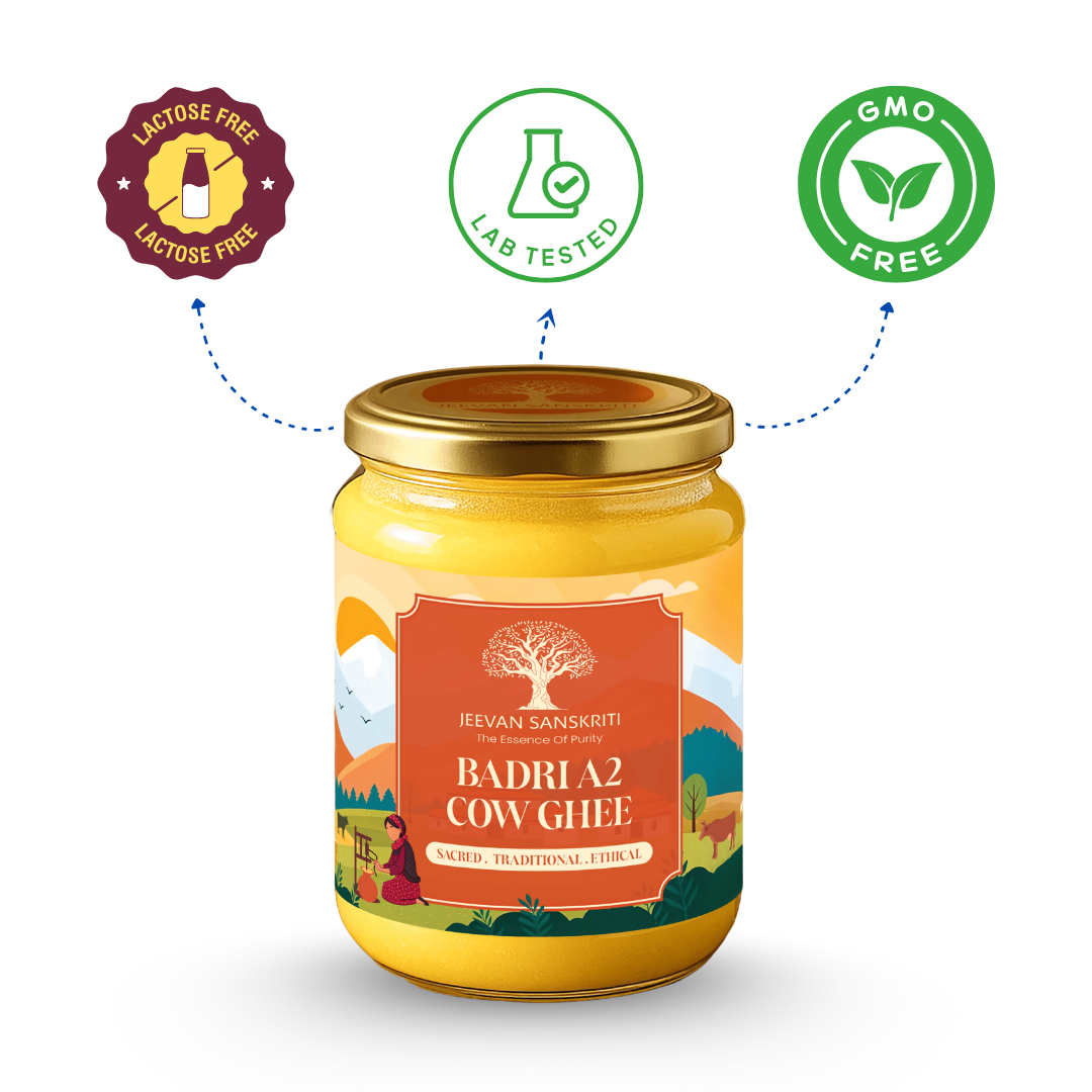 BADRI A2 COW GHEE - Made from Curd