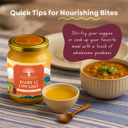 BADRI A2 COW GHEE - Made from Curd