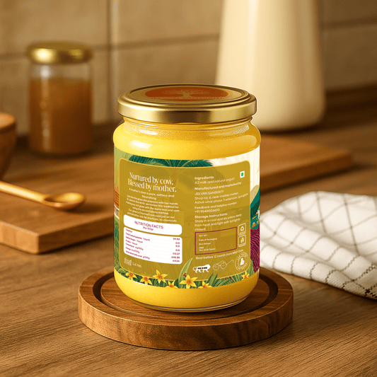 A2 Desi Cow Bilona Ghee - Made from Curd