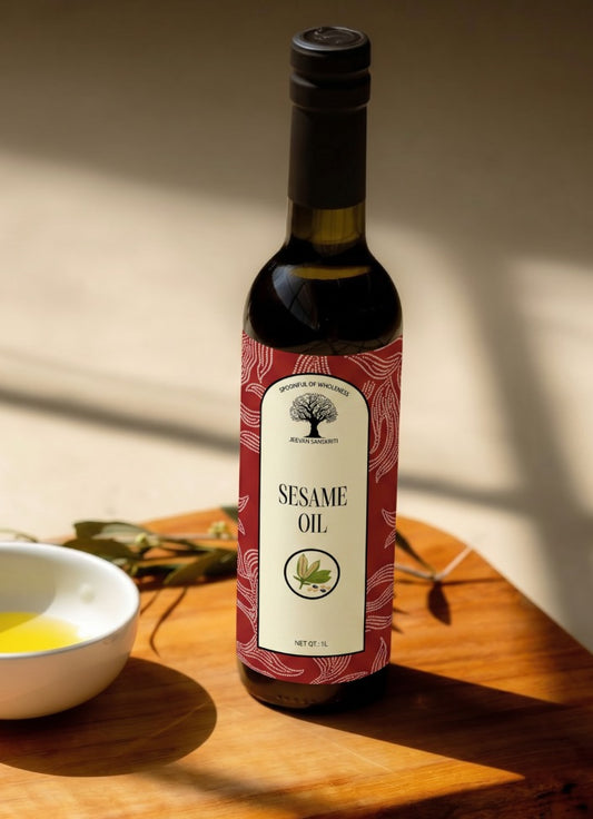 Wood Pressed Sesame Oil
