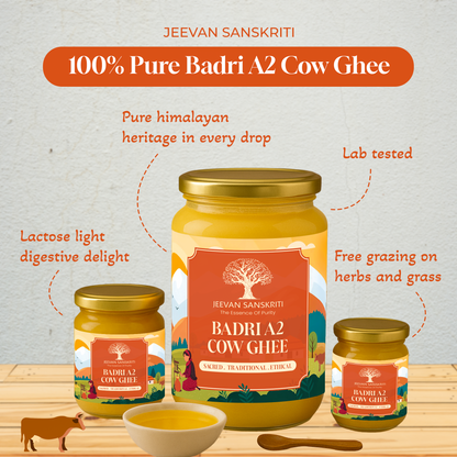 BADRI A2 COW GHEE - Made from Curd